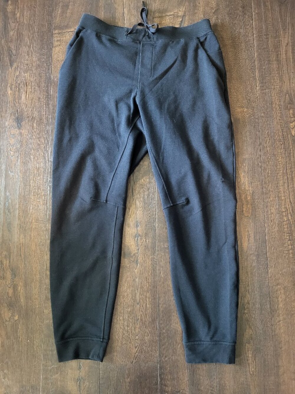 Lululemon City Sweat Jogger Pants Men Size L Large Black French Terry LM5AJTS